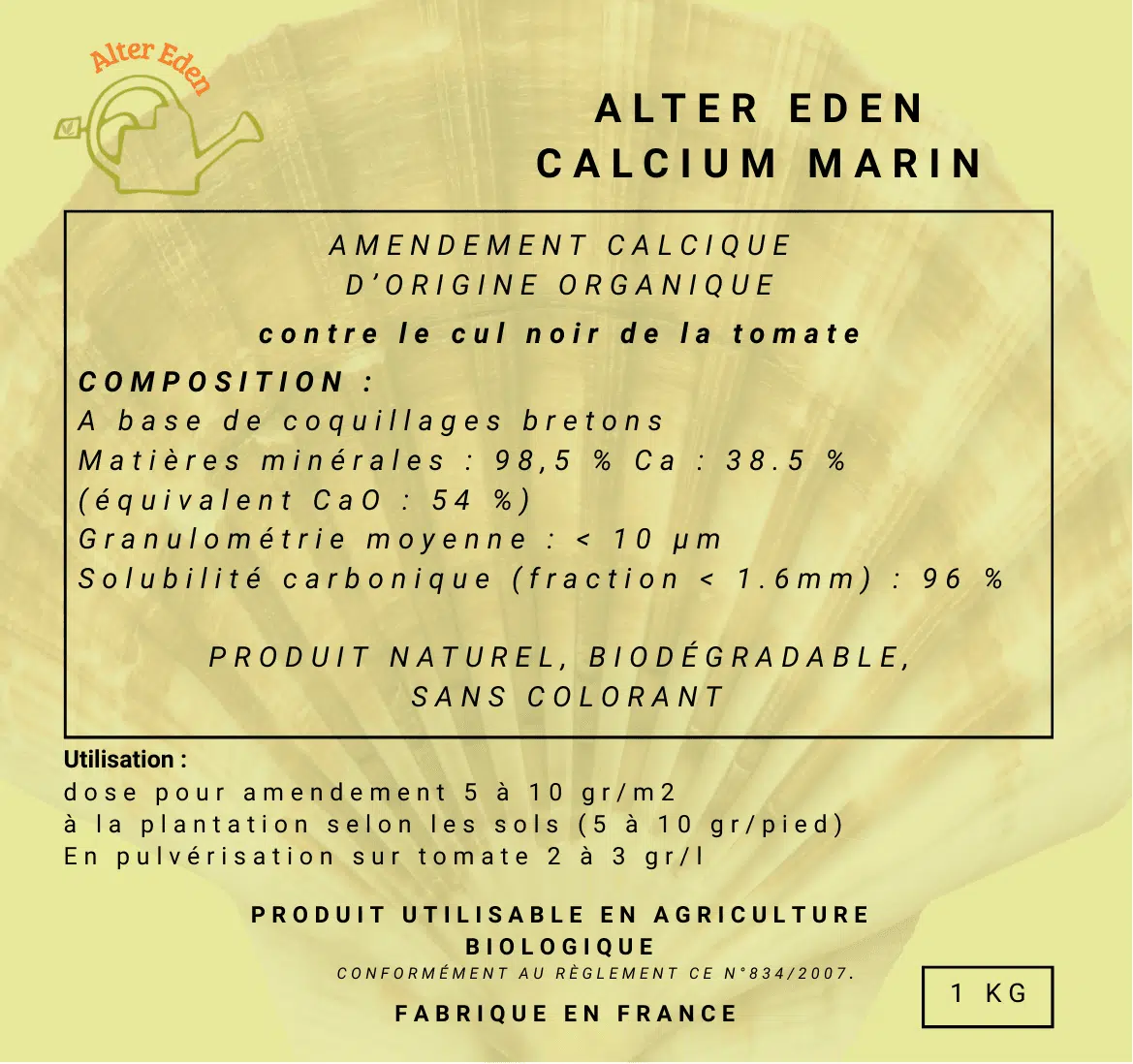 calcium marin 1 kg